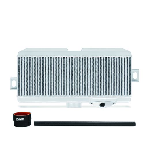 Picture of Mishimoto Subaru 08 - 15 WRX STi Top - Mount Intercooler Kit - Powder Coated Silver Black Hoses