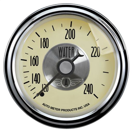Picture of Autometer Prestige Series 52mm 120 - 240 Deg F Mechanical Water Temperature Gauge