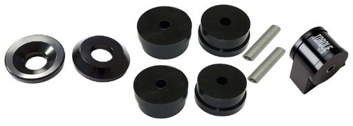 Picture of Torque Solution SideRear Mount Inserts Billet Front Engine Mount Combo Mitsubishi Evo X 08 - 14