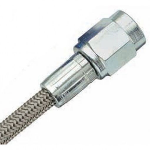 Picture of Fragola - 2AN Brake Line w - 3AN Steel Nuts 18in
