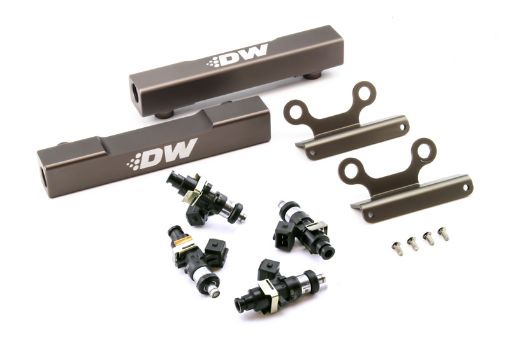 Picture of DeatschWerks 02 Subaru WRX 07 STILGT Top Feed Fuel Rail Upgrade Kit w 1500cc Injectors