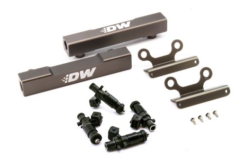 Picture of DeatschWerks 02 Subaru WRX 07 STILGT Top Feed Fuel Rail Upgrade Kit w 1200cc Injectors