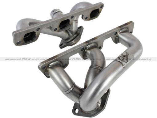 Picture of aFe Twisted Steel Header SS - 409 HDR Jeep Wrangler JK 07 - 11 V6 3.8L