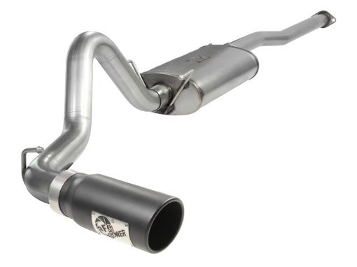 Picture of aFe MACHForce XP Exhausts Cat - Back SS - 409 EXH CB Toyota Tacoma 05 - 13 V6 - 4.0L (Blk Tip)