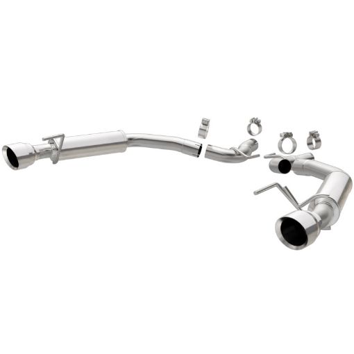 Picture of MagnaFlow Axle Back, SS, 2.5in, Competition, Dual Split Polish 4.5in Tip 2015 Ford Mustang Ecoboost