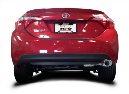 Picture of Borla 14 - 17 Toyota Corolla S 1.8L ATMT FWD 4Dr S - Type Single Oval Rolled Angle - Cut Rear Sec Exhaust