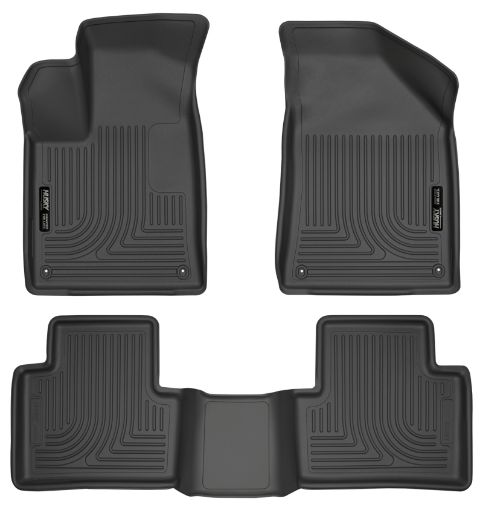 Picture of Husky Liners 15 Chrysler 200 Weatherbeater Black Front and Second Seat Floor Liners