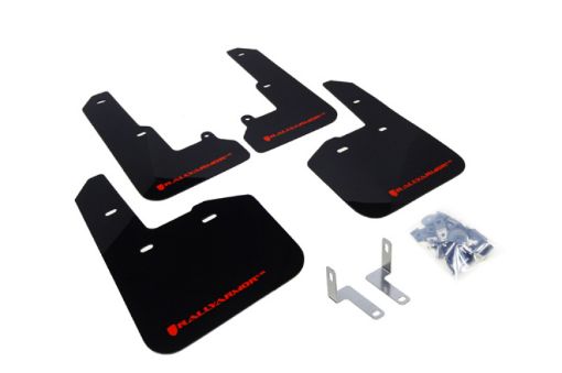 Picture of Rally Armor 15 - 19 Subaru Legacy Black UR Mud Flap w Red Logo