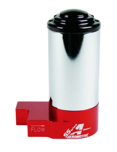 Picture of Aeromotive SS Series Billet (14 PSI) Carbureted Fuel Pump wAN - 8 Inlet and Outlet Ports