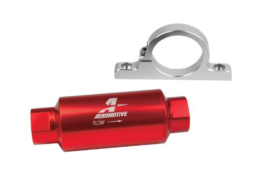 Picture of Aeromotive Filter Bracket Combo Kit - 12304 Filter 12305 Billet Bracket