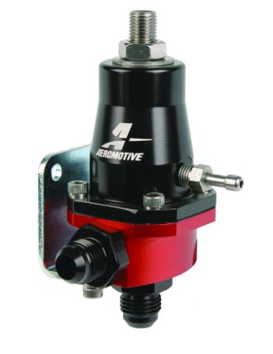 Picture of Aeromotive Compact Billet Adjustable EFI Regulator - (1) AN - 6 Male Inlet and Return
