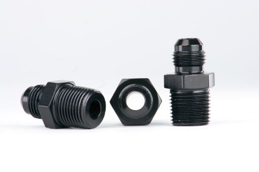 Picture of Aeromotive Carb. Reg 13205 Fitting Kit (Incl. (3) 38in NPT to AN - 06 fittings)