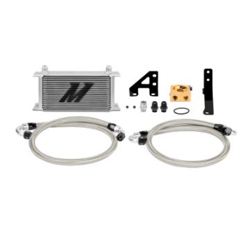 Picture of Mishimoto 15 Subaru STI Thermostatic Oil Cooler Kit - Silver