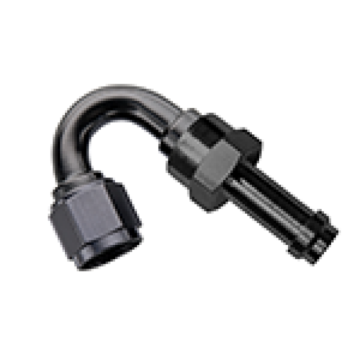 Picture of Fragola - 8AN 150 Degree EZ Street Hose End Black