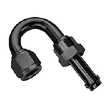 Picture of Fragola - 8AN 180 Degree EZ Street Hose End Black