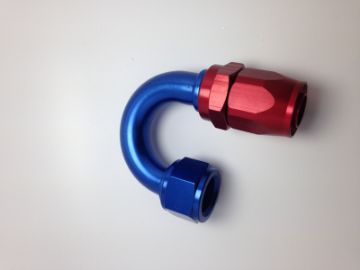 Picture of Fragola - 10AN Nut x - 12AN Hose Reducing Hose End 180 Degree