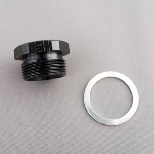 Picture of Fragola 916 - 24 Demon Inlet Plug - Blank - Black