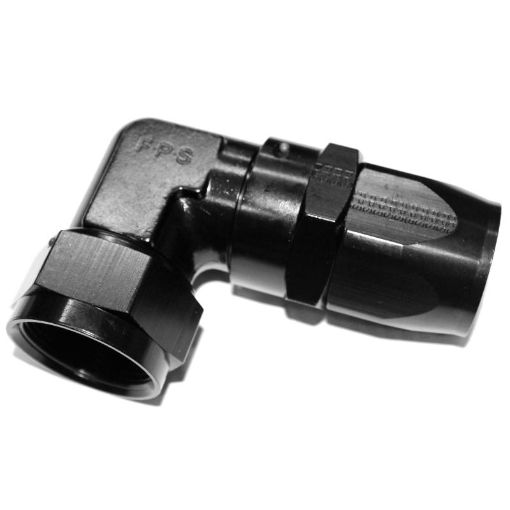 Picture of Fragola - 20AN x 90 Degree Low Profile Forged Hose End - Black