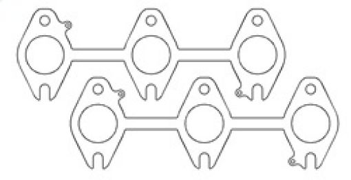 Picture of Cometic Dodge Cummins 5.9L 24V24VCR .040in MLS (2) 3 Port Exhaust Gasket