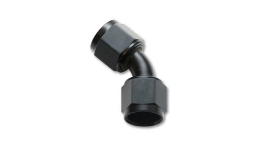 Picture of Vibrant - 4AN X - 4AN Female Flare Swivel 45 Deg Fitting ( AN To AN ) - Anodized Black Only