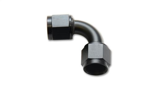 Picture of Vibrant - 10AN Female 90 Degree Union Adapter (AN to AN) - Anodized Black Only