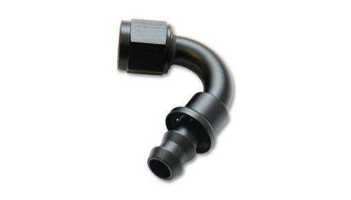 Picture of Vibrant Push - On 120 Degree Hose End Elbow Fitting - - 8AN