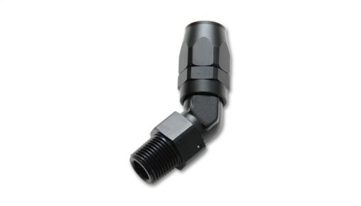 Picture of Vibrant - 8AN Male NPT 45Degree Hose End Fitting - 38 NPT