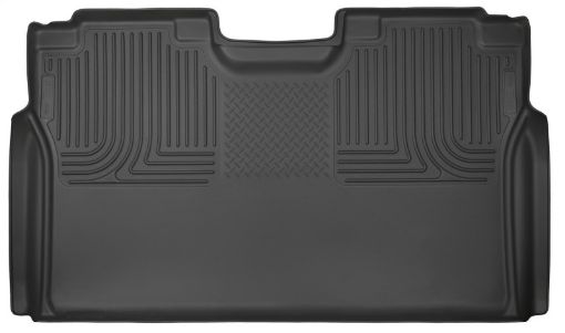 Picture of Husky Liners 15 - 23 Ford F - 150 SuperCrew Cab WeatherBeater Black 2nd Seat Floor Liner