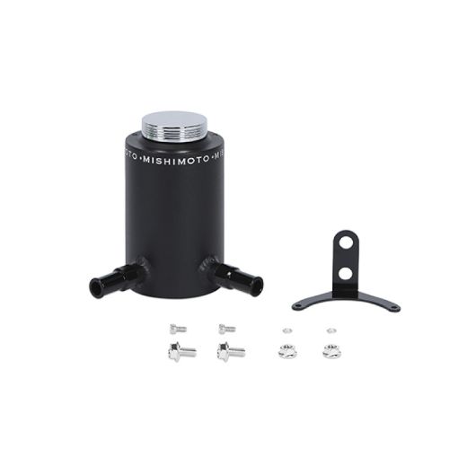 Picture of Mishimoto Aluminum Power Steering Reservoir Tank - Wrinkle Black