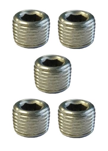Picture of Torque Solution Stainless Steel 18 in NPT Plug Universal 5 Pack