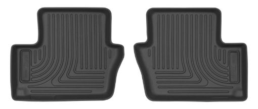 Picture of Husky Liners 07 - 12 Dodge Caliber 07 - 14 Jeep Compass WeatherBeater Black 2nd Seat Floor Liners
