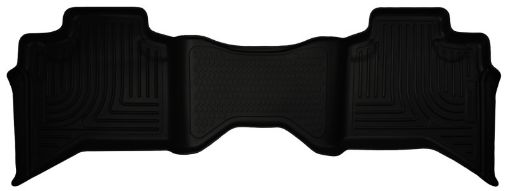 Picture of Husky Liners 02 - 08 Dodge Ram 1500 Crew Cab WeatherBeater Black 2nd Seat Floor Liners