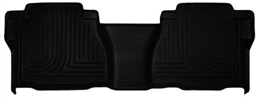 Picture of Husky Liners 07 - 13 Toyota Tundra Crew Cab Ext Cab WeatherBeater Black 2nd Seat Floor Liners