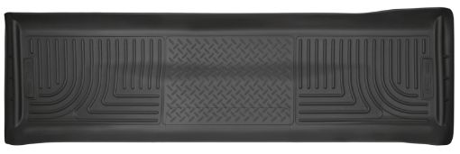 Picture of Husky Liners 11 - 15 Ford F250F350F450 Super Duty Crew Cab WeatherBeater Black 2nd Seat Floor Liners