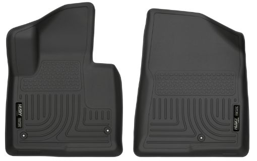 Picture of Husky Liners 13 - 15 Hyundai Sante Fe SportSport 2.0T WeatherBeater Front Row Black Floor Liners