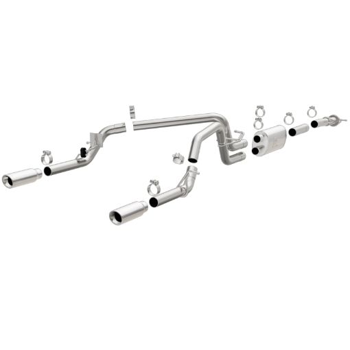 Picture of MagnaFlow Stainless Cat - Back Exhaust 2015 Chevy ColoradoGMC Canyon Dual Split Rear Exit 3.5in