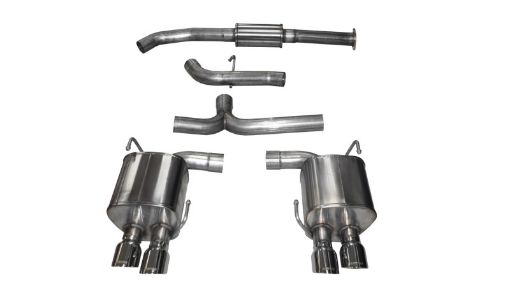 Picture of Corsa 2015 - 2021 Subaru WRX Cat Back Exhaust Polished Quad 3.5in Tips Sport