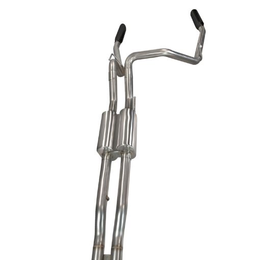 Picture of Kooks 11 - 14 Ford Raptor SVT 6.2L 4V 3in Exhaust GREEN Cat X - Pipe w 3 12in black slash cut tips