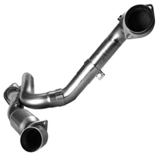 Picture of Kooks 01 - 06 GM 1500 Series Truck 3in GREEN Cat Dual Conn. Pipes that go to OEM Out. SS