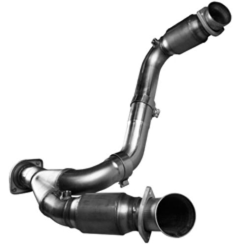 Picture of Kooks 09 - 10 GM 1500 Series Truck 6.2L 3in x OEM Out GREEN Cat SS Y Pipe Kooks HDR Req