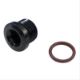 Picture of Fragola - 10AN (78 - 14) Socket Hex Port Plug - Black