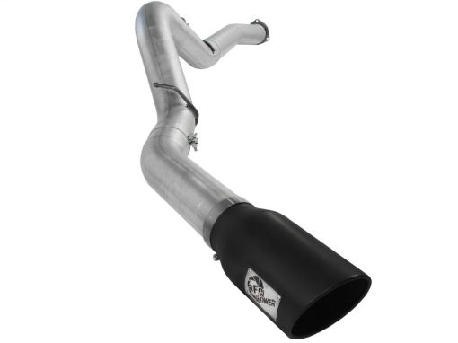 Picture of aFe Atlas Exhaust 5in DPF - Back Al Steel 07.5 - 10 GM Diesel Trucks V8 - 6.6L (td) LMM (Blk Tip)