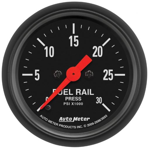Picture of Autometer Z - Series 52mm 30Kpsi Fuel Rail Pressure Gauge, Ram 6.7L