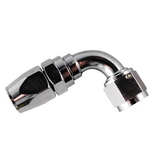 Picture of Fragola - 6AN x 90 Degree Pro - Flow Hose End Chrome