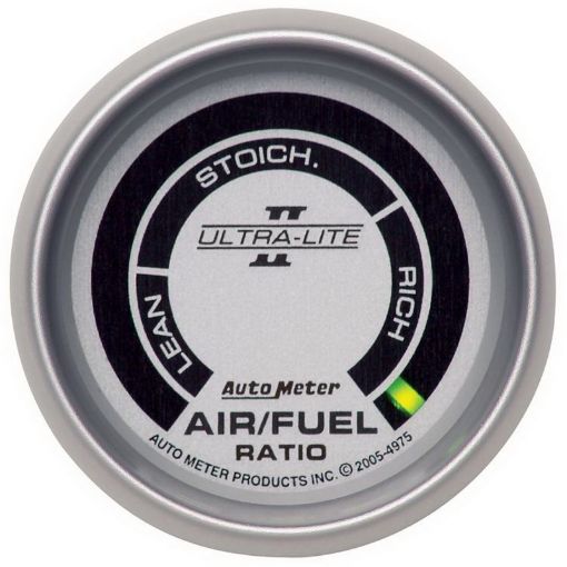 Picture of Autometer Ultra - Lite II 2 116in AirFuel Ratio - Narrowband Lean - Rich LED Array Gauge