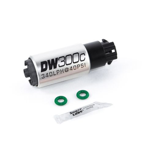 Picture of DeatschWerks DeatschWerks 340lph DW300C Compact Fuel Pump w 08 - 12 GTR Set Up Kit (2 Required)