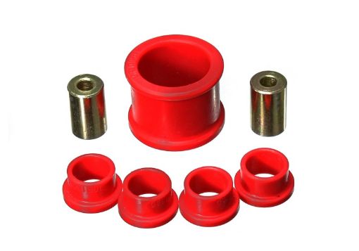 Picture of Energy Suspension 06 - 11 Honda Civic Si Red Power Steering Rack Bushing Set