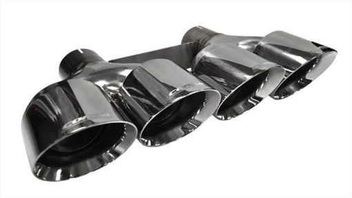 Picture of Corsa 2014 - 2019 evy Corvette C7 Stainless Steel Exhaust Tip Kit