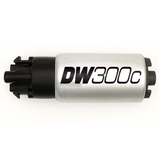 Picture of DeatschWerks 340lph DW300C Compact Fuel Pump w Mounting Clips