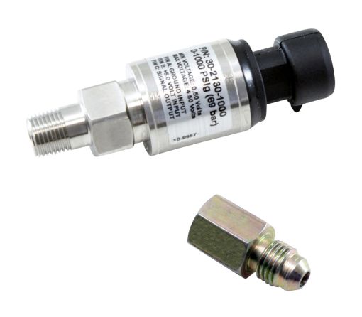 Picture of AEM 1000 PSIg Stainless Sensor Kit - 18in NPT Male Thread to - 4 Adapter